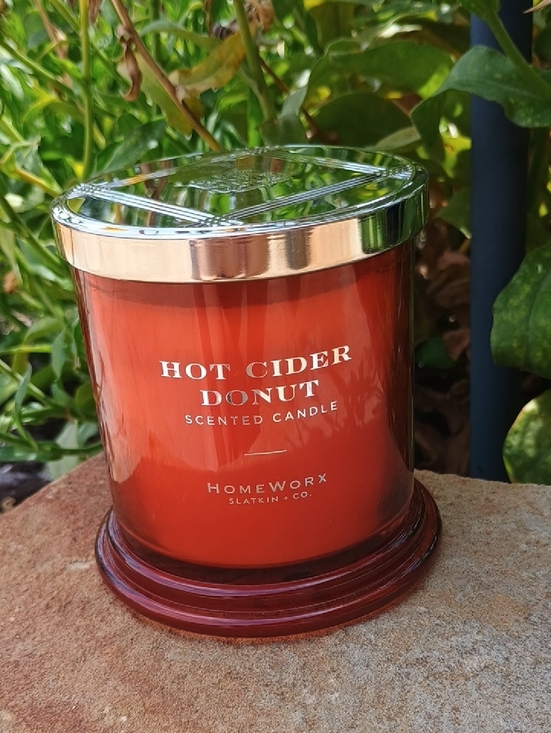 Homeworx Other - Homeworx Hot Cider Donut Scented Candle NWT